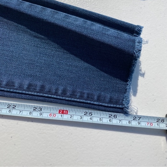Levi’s Mile High Super Skinny jeans womens 26 denim raw hem distressed ankle - Picture 10 of 10